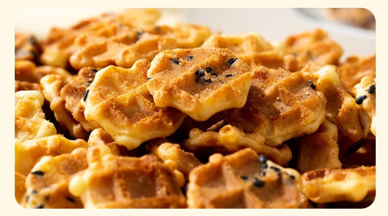 蛋黄煎饼鸡蛋小饼干老式小丸煎饼小圆饼干蛋黄片休闲零食整箱 小丸