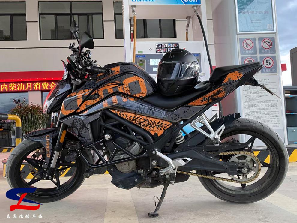 春风250nk贴画风nk250版画贴纸摩托车改装定制车贴膜车身拉花版花