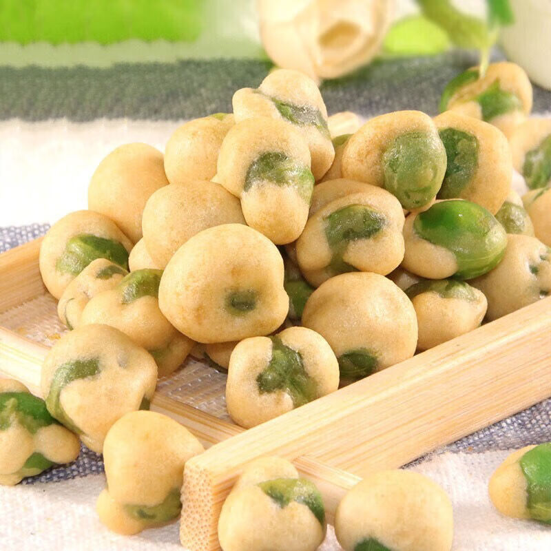 煎豆105g旺旺煎豆青豌豆旺仔小青豆坚果炒货休闲追剧办公室小零食茶点