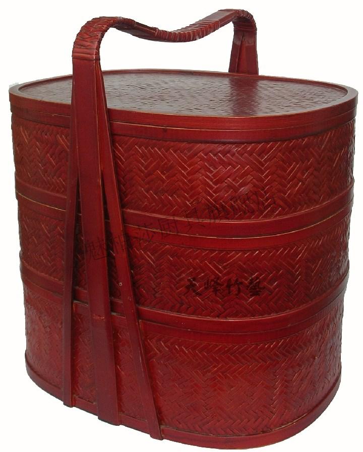 创意食盒提篮 多层 中式 酒店餐盒手提大容量食盒提篮多层中式大容量