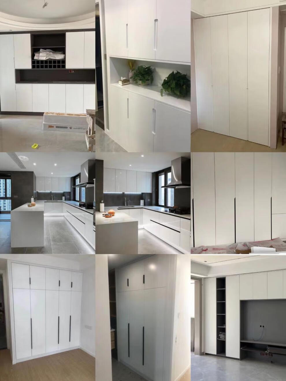 厨柜门多层实木烤漆柜门定制橱柜衣柜门烤漆门板哑光钢琴汽车全屋定制