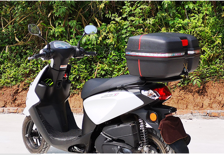 雅马哈巧格i125摩托车后备箱大容量箱子尾箱特大号通用后箱电动么托车