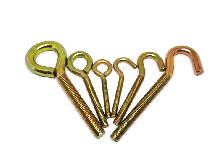 镀锌吊环螺丝闭口羊眼机牙机丝手拧圆环螺栓加长带圈m6螺杆m8m10m1