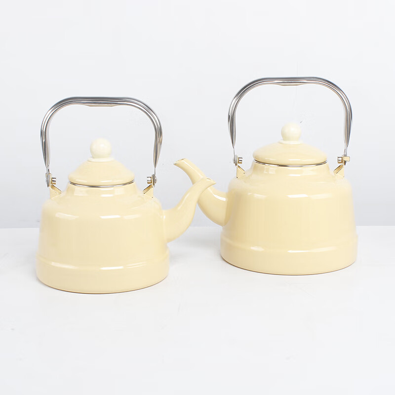 搪瓷壶烧水壶 珐琅搪瓷壶烧水壶奶茶壶煮花茶夏天熬药壶电磁炉明火通