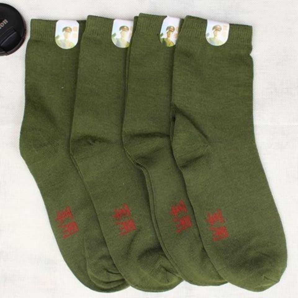 军袜10双男士长袜保暖军袜劳保耐穿耐磨袜四季厚款