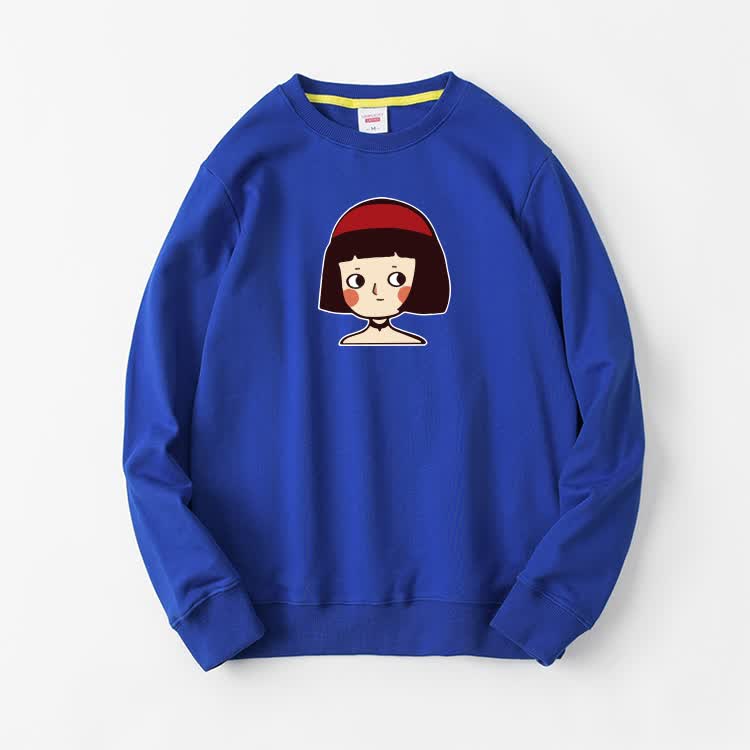 宝凡柏这个杀手不太冷q版卫衣圆领毛圈套头宽松男女情侣装运动春秋