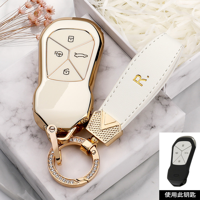 适用小鹏p5钥匙套21款小鹏g3i小鹏g3p7汽车钥匙包保护壳扣22款女小鹏