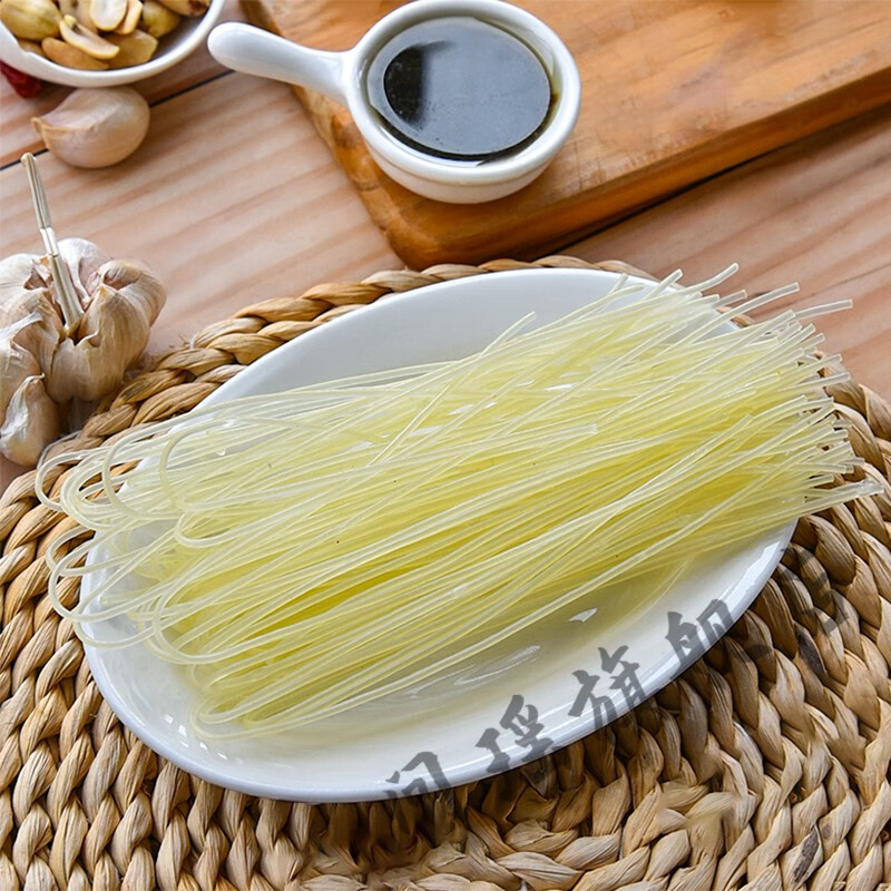 桂林米粉干粉配卤水料包崇善干米粉900g2袋含卤水广西米粉手工粗粉