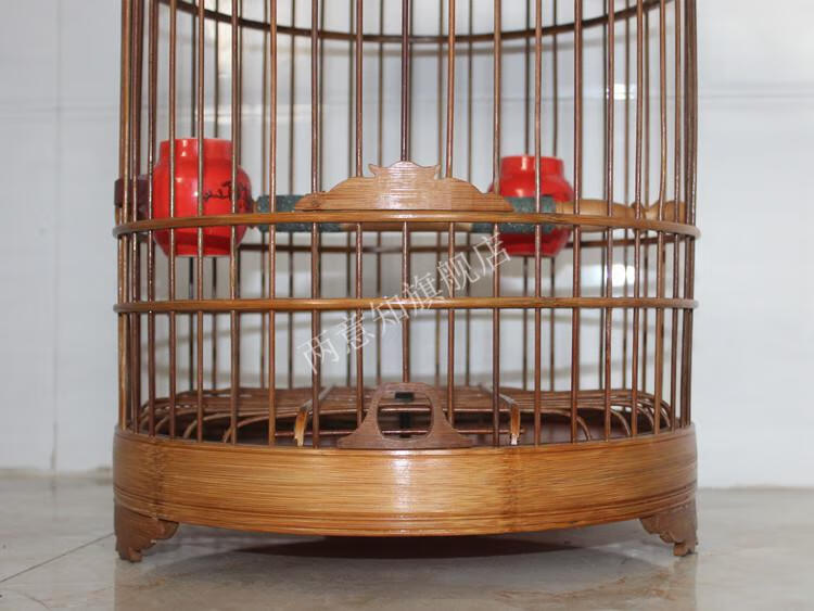 画眉笼川笼 画眉鸟笼 竹精品鸟笼子竹鸟笼八哥画眉笼子川笼老竹鸟笼