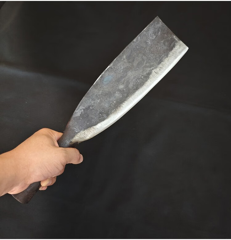 苗族手工锻打园林夹钢刀劈柴刀破竹刀开路开荒刀树丛林篾刀农用深灰色