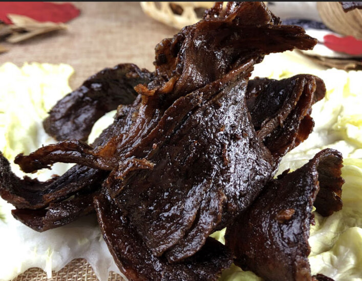 橙伯乐 淄博特产香酥牛肉干500g咸甜酥脆美食办公休闲零食 500g(2袋装