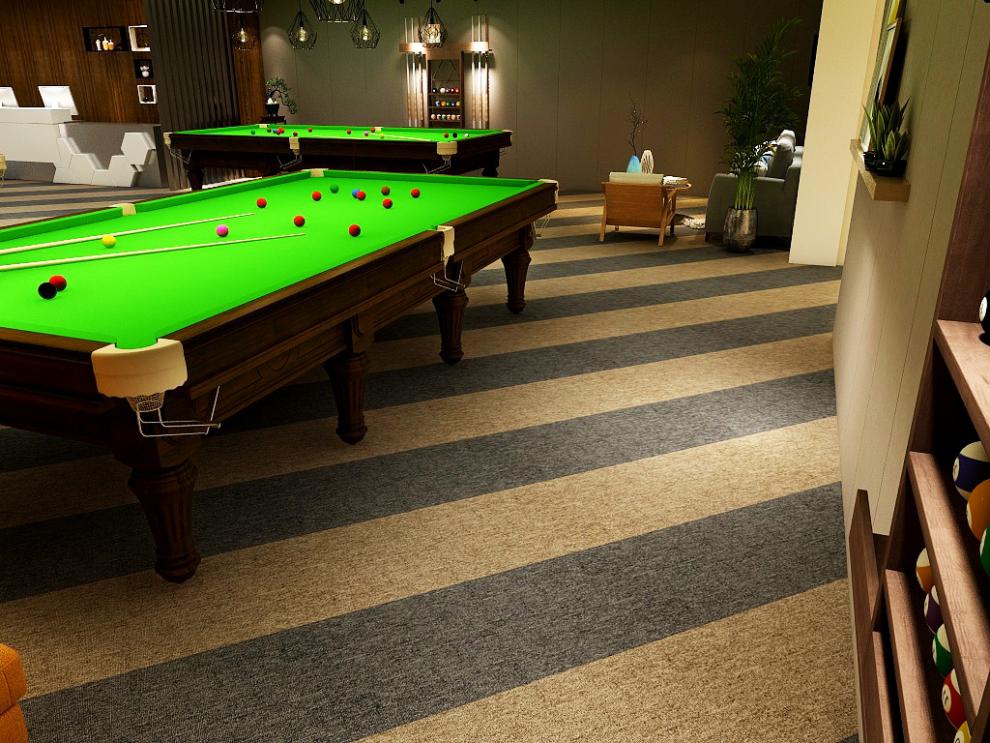 台球桌地毯台球厅专用地毯拼接方块满铺台球房桌球厅阻燃防火台球室