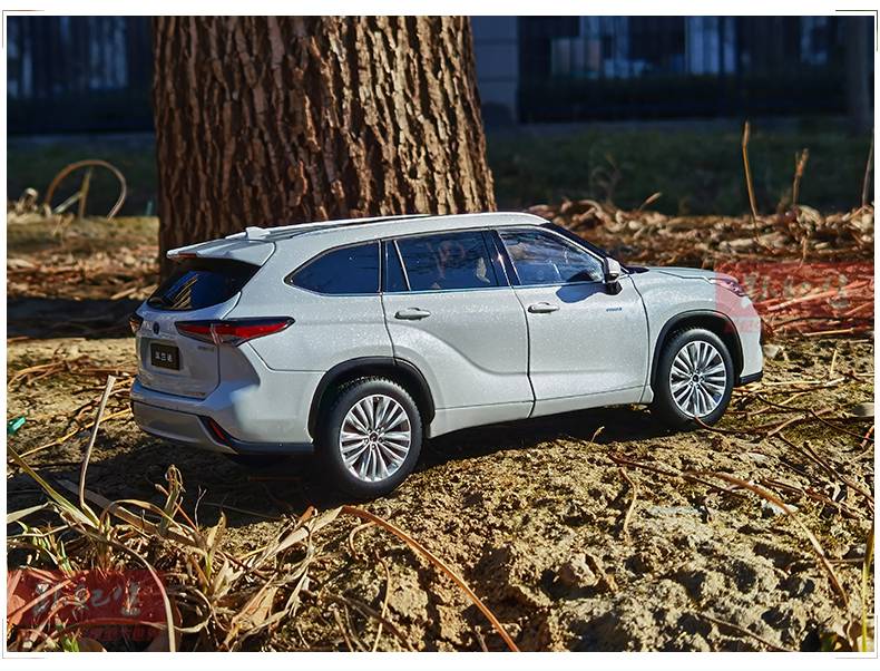 汉兰达 第四代汽车模型车模情人节礼物 白色 现货 快递 带车牌需备注