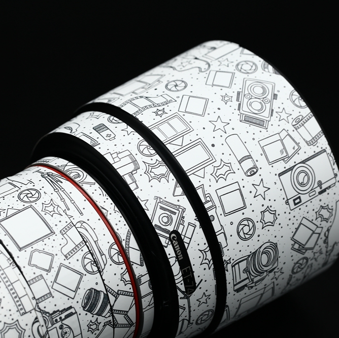 松下相机g9单反相机保护贴纸变色贴图改色膜卡通订制装饰膜镜头膜25f