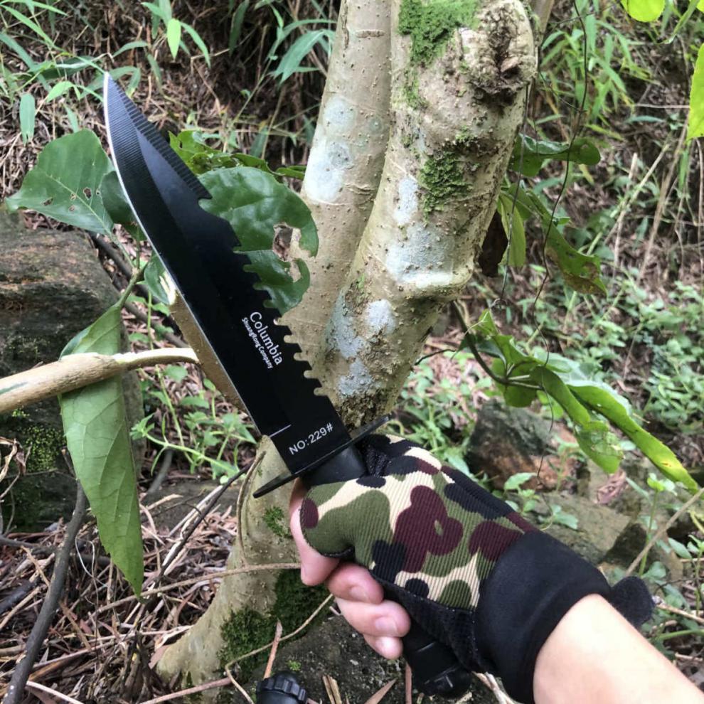 m9刺刀 短刀防身户外刀具多功能瑞士军刀荒野求生刀高硬度锋利随身