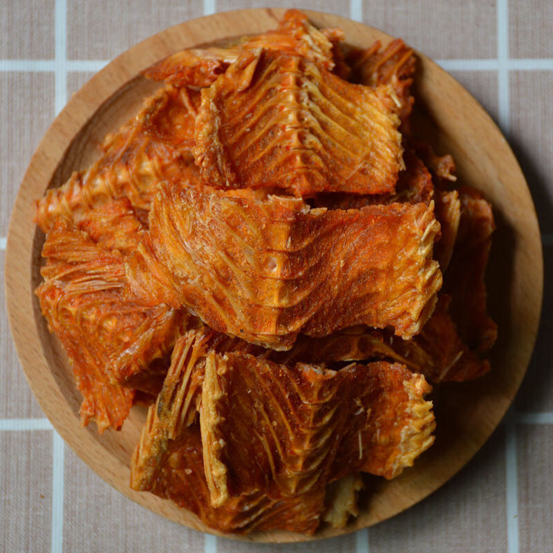 香酥鱼排即食香脆烤鱼骨头海味零食即食休闲小吃香辣味香酥鱼排约30条