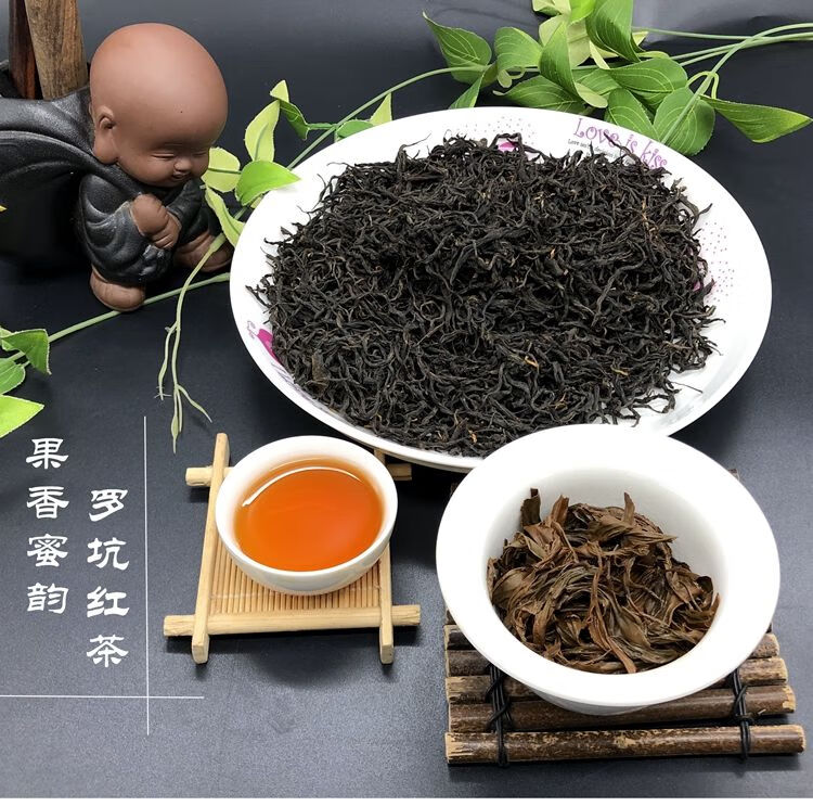 霄青竹 韶关罗坑红茶曲江粤北特产果香散装500克特级浓香红茶广东茶叶