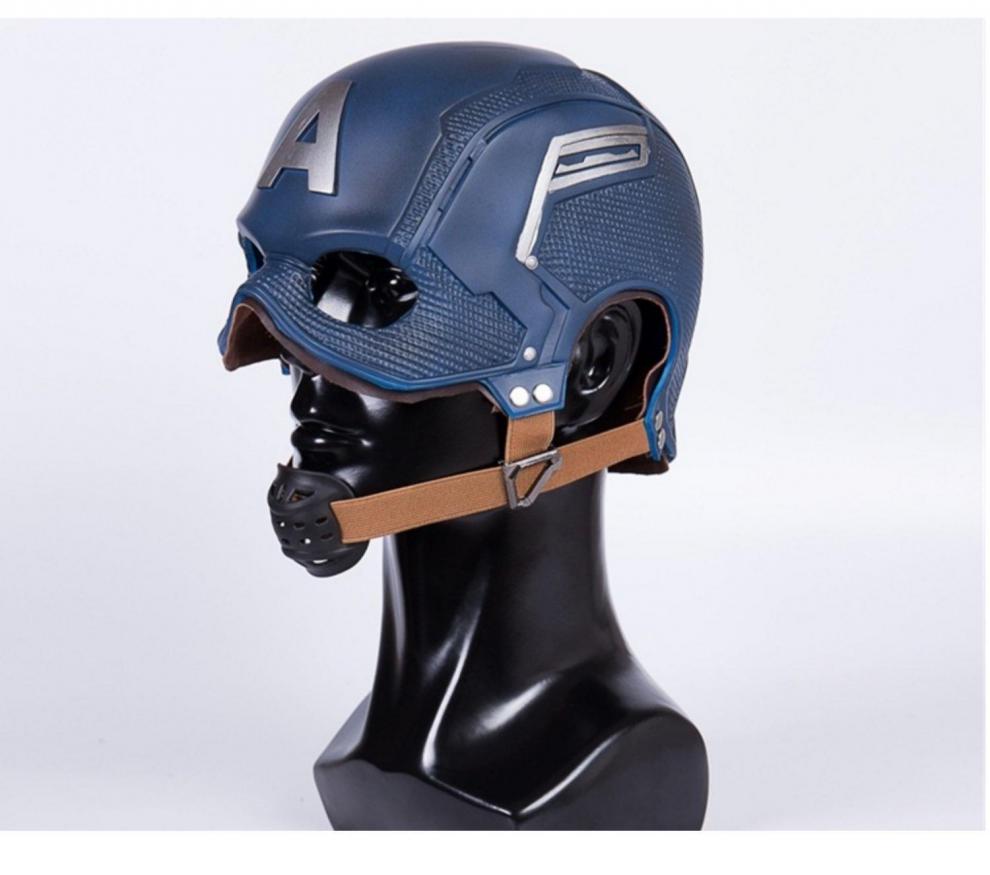 美国队长头盔面具头套可穿戴表演道具cos内战3美队周边漫威影视 美队