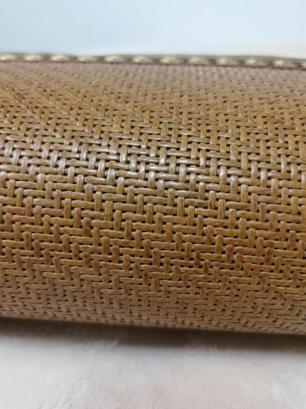 夏天凉席枕套冰丝枕头套夏季凉爽成人藤枕芯套单人竹枕席一对拍2古藤