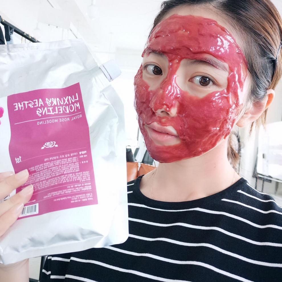 两斤韩国德玛贝尔软膜玫瑰海藻面膜补水美容院专用黄金软膜粉末原装勺