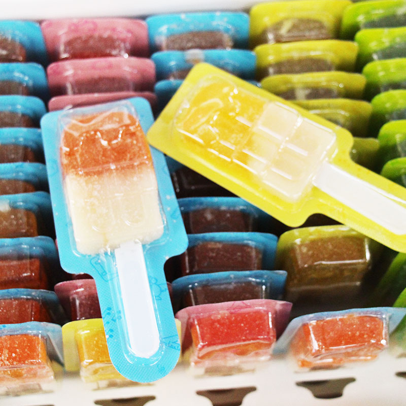雪糕棒棒糖冰棒糖果果拌糖水果味23g50支发整盒软糖六一10根