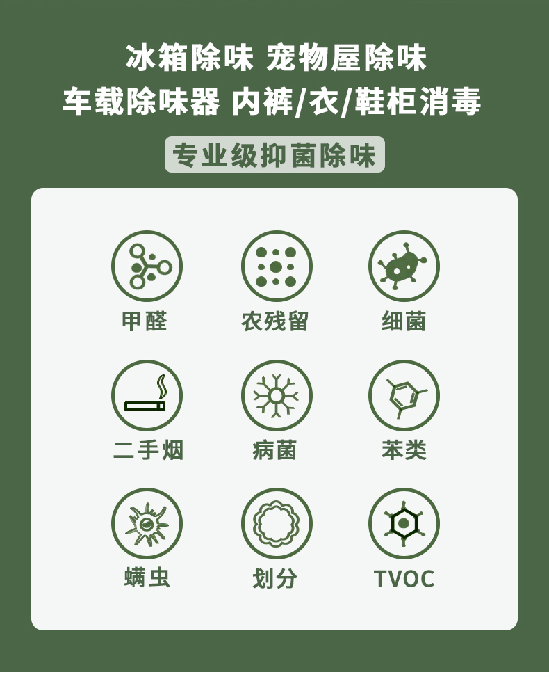 京选优品冰箱除味器摩飞冰箱除味神器臭氧机鞋柜除菌消毒去异味除臭