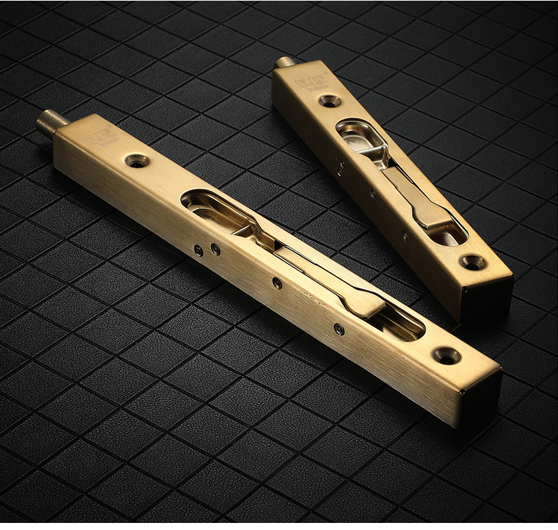隐形暗装插销木门子母门暗插销防尘筒不锈钢木门双开木门插销暗装 205