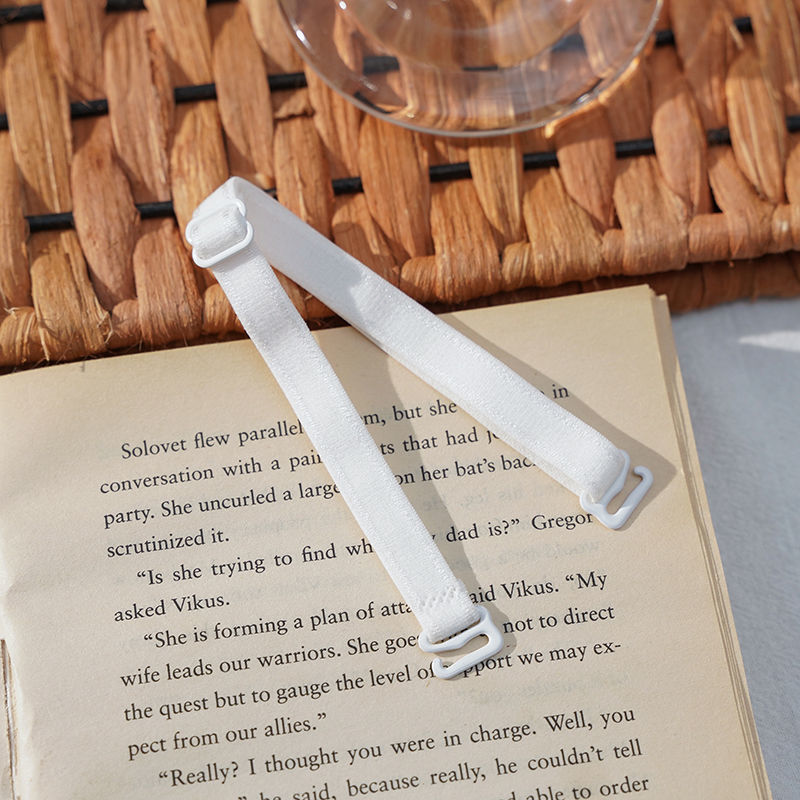 肩带手环两用〗内衣带肩带手链小皮筋送男朋友情侣手链网红皮筋 白