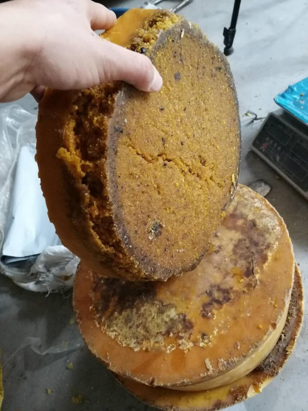 福美养蜂诱蜂蜡食用土蜂蜡纯正天然黄蜂蜡诱蜂用引蜂诱蜜蜡蜜蜡木用