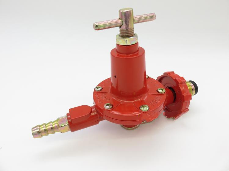 商用猛火灶液化气中压阀高压阀调压阀单双嘴煤气罐阀门单嘴阀重345克