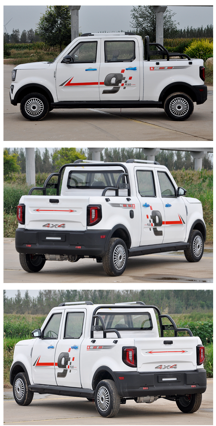 油电两用电动货车双排全封闭客货车 咨询客服 72v及以上【图片 价格