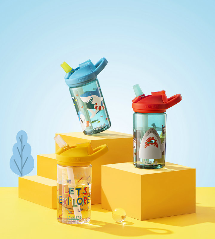 驼峰水杯 美国camelbak驼峰儿童水壶吸管防摔夏天水杯小学生欧阳娜娜