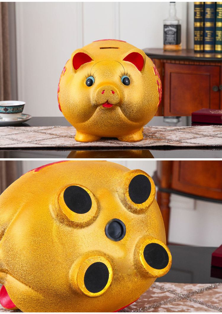 精选好礼小金猪存钱罐储蓄罐储钱罐只进不出超大号成人儿童男孩女孩腾