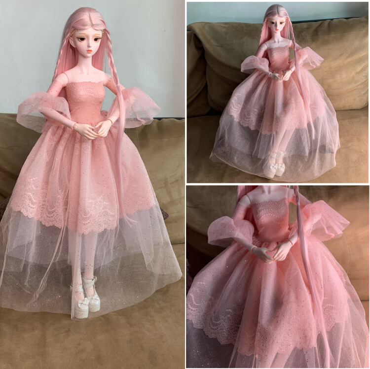 【京优购】60厘米芭比娃娃的公主裙 换装穿衣服裙子婚纱时装裙女孩