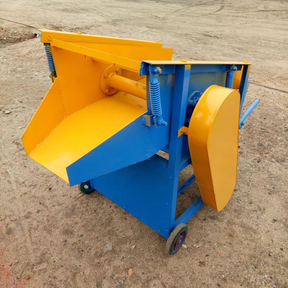 工地双层全自动电动筛选机 小型多功能直线震动筛家用粮食 筛沙机