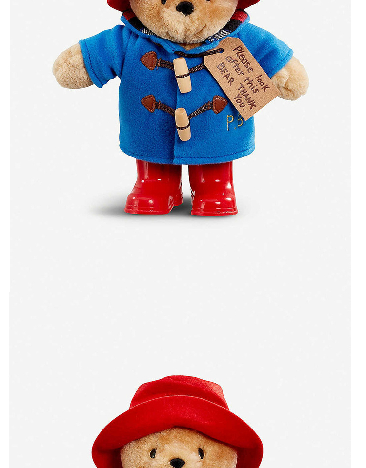 帕丁顿熊玩偶 harrods百货 paddington bear帕丁顿熊 玩偶毛绒玩具
