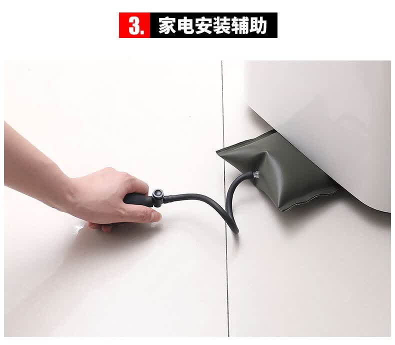 断桥铝合金门窗安装快速定位气垫装窗户气囊多用途工具神器加厚二代