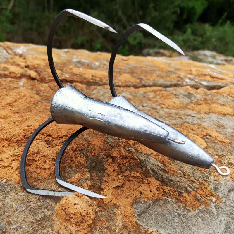 【金秋献礼】抗流水鱼钩 300克200克150克特大号锚鱼钩锚钩三角锚钩锚