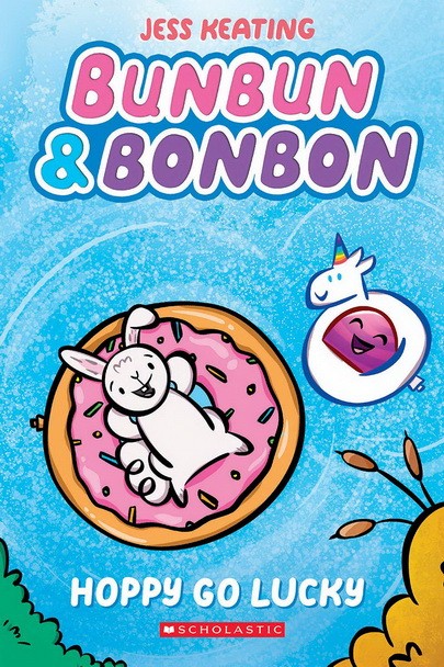英文原版 bunbun & bonbon系列 2册合售 全彩漫画章节书 幽默搞笑故事