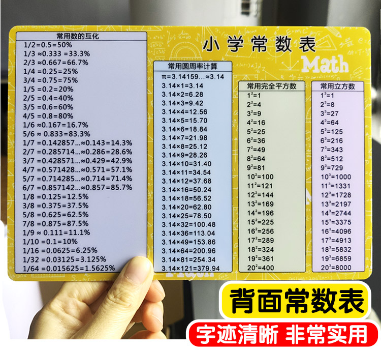 小学单位换算表大全米厘米分米长度面积时间换算单位换算公式卡片1