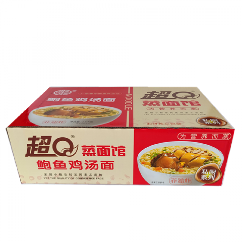 鲍鱼鸡汤面 720克12 裕昌超q蒸面馆面 鲍鱼鸡汤面 精熬大骨面非油炸