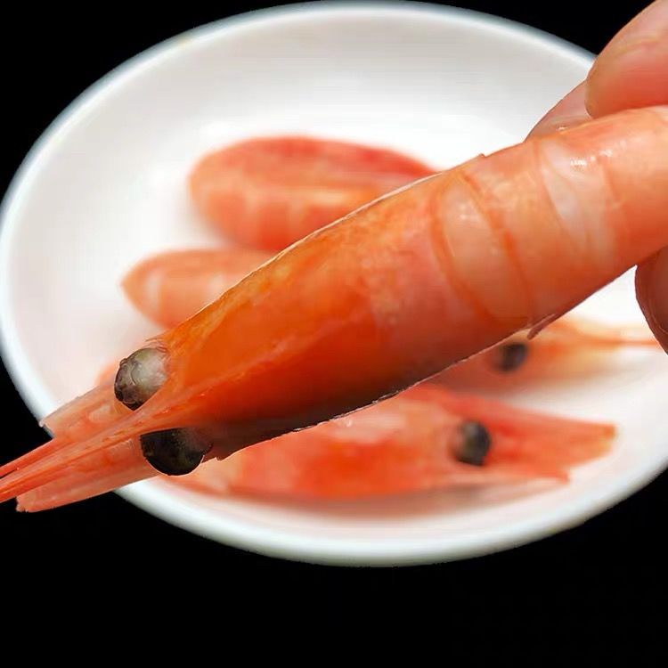 北极虾甜虾籽虾冰虾刺身头籽腹籽特大号鲜虾大号特大号超大号5080克仅