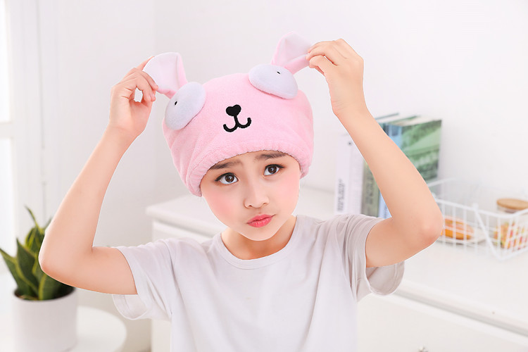 防水浴帽儿童宝宝洗澡帽干发帽淋浴帽子小孩子学生护耳朵头套头罩儿童