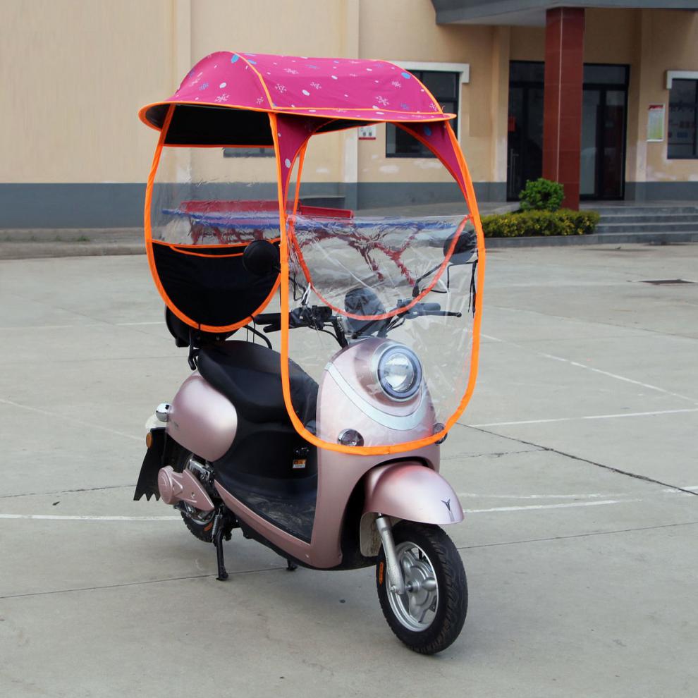 电动车雨棚蓬雨棚电动车新款电动摩托车雨棚电瓶车防风罩防雨防晒罩