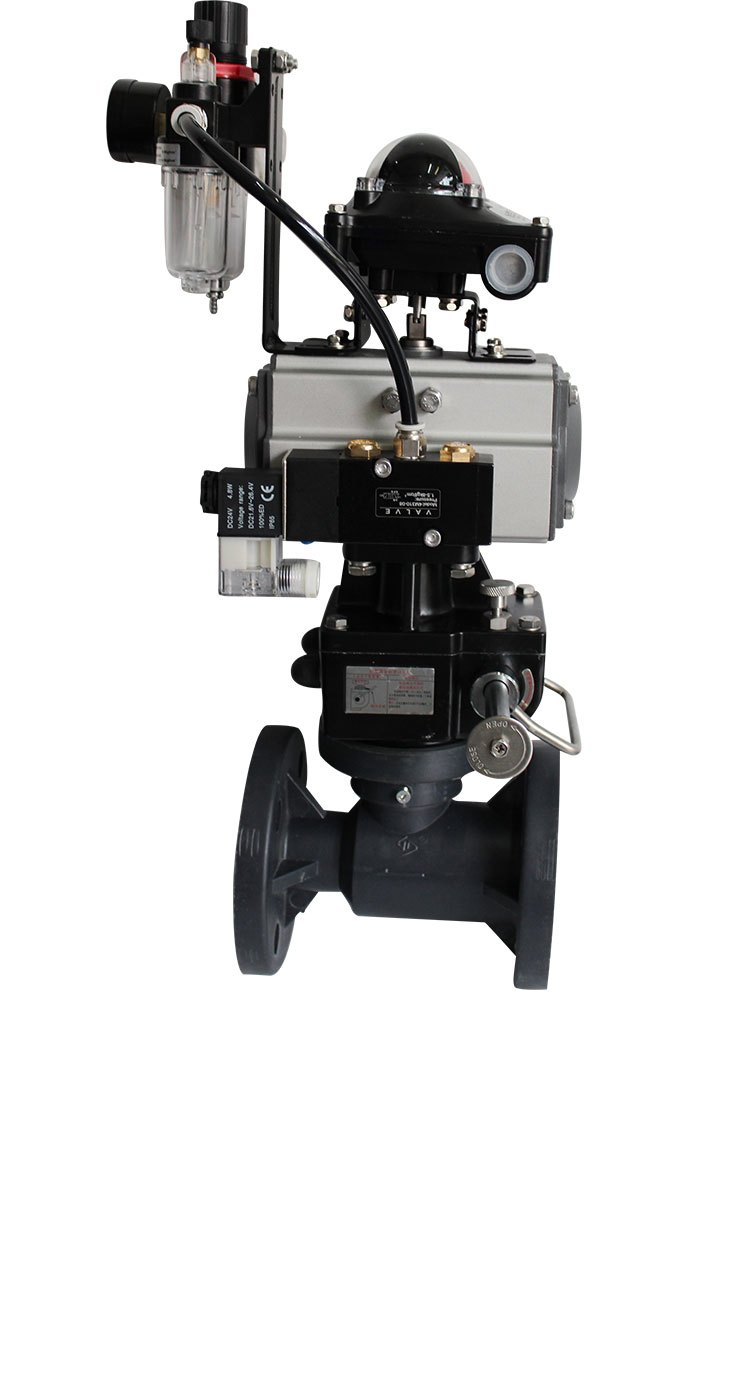 路途气动切断阀q641f16p不锈钢法兰球阀sil认证防爆型sisdn50100dn15