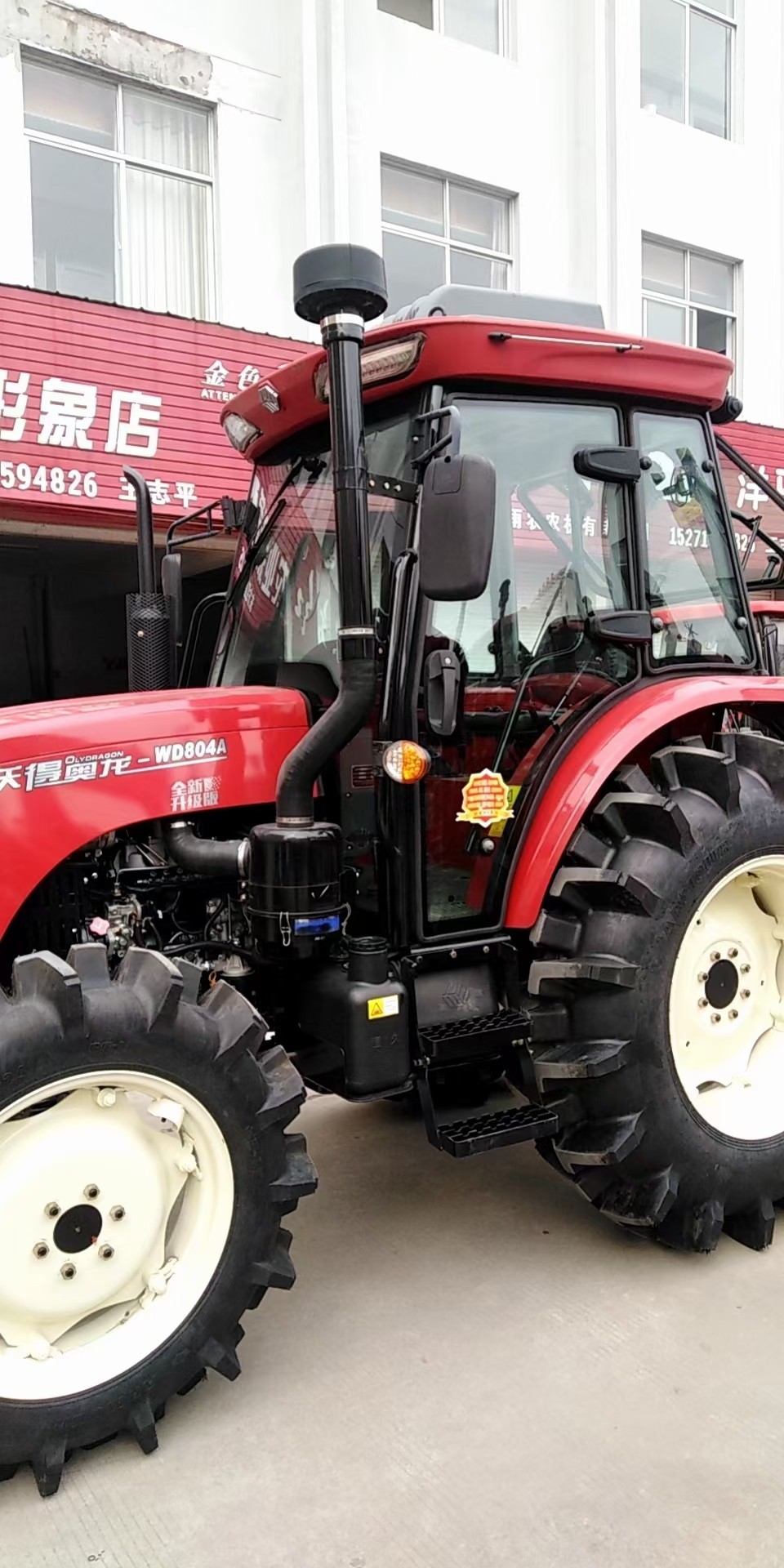 沃德沃得拖拉机玻璃604 704f 804a拖拉机玻璃驾驶室钢化玻璃门 右门