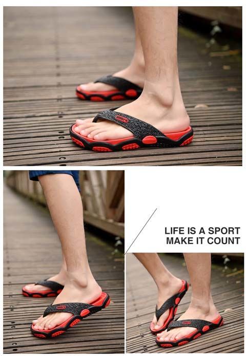 夹拖男士外出拖鞋夏季个性男生人字拖夹板拖鞋男士中学生外穿按摩社会