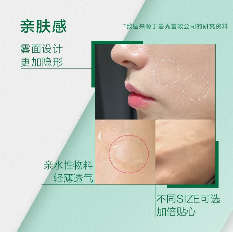 曼秀雷敦（Mentholatum）痘痘贴 乐肤洁隐形净痘贴抑制 痘痘修护 隐形净痘贴26片