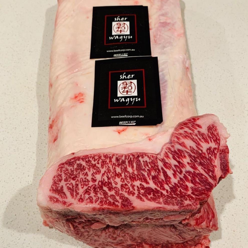 秒发澳州m9和牛雪花西冷牛排1000g顺丰纯血原切厚切wagyu