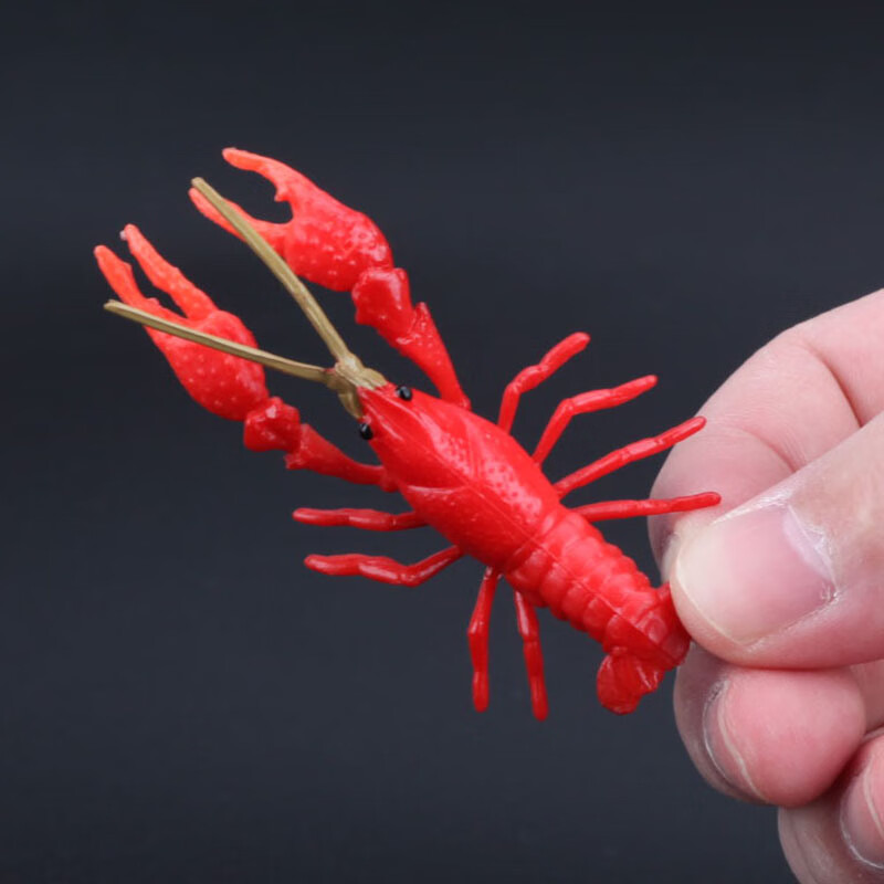 童德小龙虾海洋动物模型玩具儿童男孩女孩礼物认知水族馆纪念小龙虾